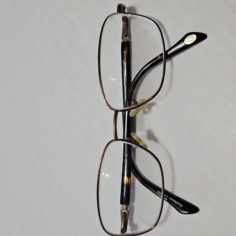 Laura Ashley Rose Tort Titanium 53-15-135 Black &  Gold Eyewear Frames